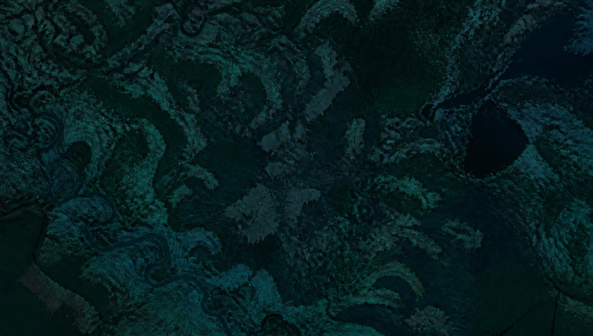 Imagem de satélite de território brasileiro em composição espectral
